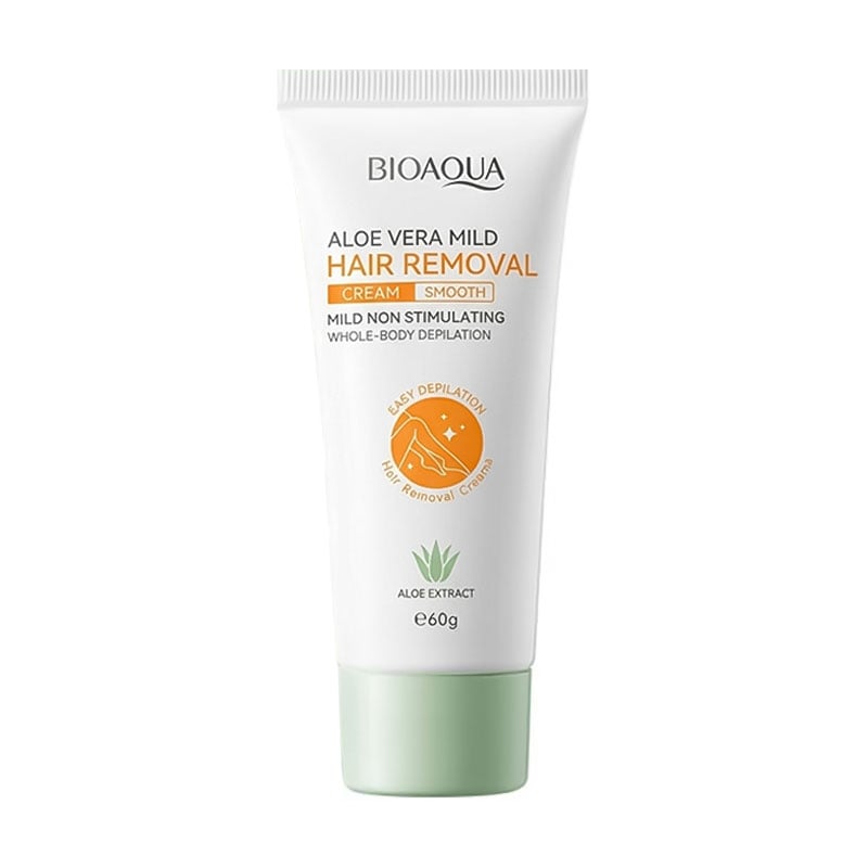 Крем для депіляції Bioaqua Aloe Vera Mild Hair Removal Cream, 60 г